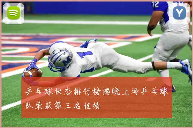 乒乓球状态排行榜揭晓上海乒乓球队荣获第三名佳绩