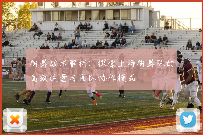 街舞战术解析：探索上海街舞队的高效运营与团队协作模式